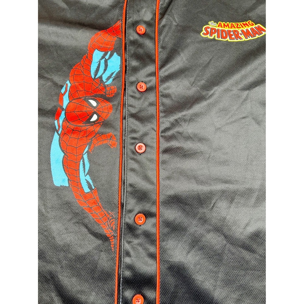 Spiderman Marvel Baseball Jersey Xl Party Festival Superhero